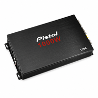 Amplificateur de voiture 4 canaux classe AB 1200W, 100W x 4 RMS, 4 ohms, stéréo, pleine gamme
