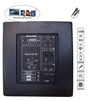 Sistema de Altavoces PA Profesional de Alta Potencia de 5000 W con Subwoofer Activo de 18 Pulgadas, Bluetooth, Karaoke, y Altavoz Line Array de 6.5 Pulgadas