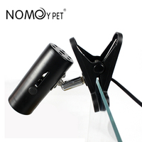 Support de lampe de reptile en métal noir blanc Offre Spéciale avec interrupteur marche/arrêt