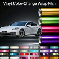 Rouleau de film vinyle mat satiné changeant de couleur, film de protection de peinture PPF auto-réparateur, hydrophobe, anti-rayures, résistant aux UV, film de protection pour voiture