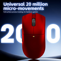 LDON V3PRO Mouse Nirkabel Mode Ganda Gaming PAW3311 12000 DPI Optik RGB USB Isi Ulang Ergonomis Laptop/Desktop Kedua Tangan