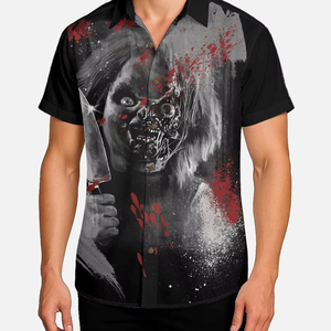 Mens <strong>Chucky</strong> Play Halloween <strong>Shirt</strong> Horror Movie Print Short Sleeve Casual Summer Party <strong>T</strong> <strong>Shirt</strong> Costume Clothing Wholesale - Product Image 1
