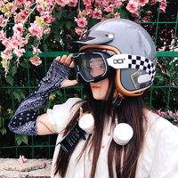 Casque de moto rétro ouvert en ABS pour la protection de la tête, certifié DOT, idéal pour l'été et le sport – Vente en gros directe usine