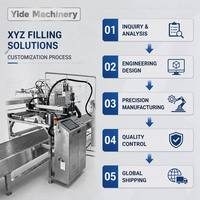 Machine de remplissage de parfum de précision à 3 axes Yide XYZ, précision ±0,5g, contrôlée par PLC, en acier inoxydable SUS316, pour usine d'aromathérapie