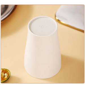 Nordic Style Reusable Wheat Straw Drinking <b>Cup</b> <b>Set</b> Stackable Unbreakable Round Water Mug for Home Kitchen School Picnic - Product Image 2
