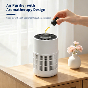 Purificateurs d'air domestiques de marque privée OEM Capteur de poussière intelligent Affichage LED Filtre HEPA de bureau pour petite pièce Purificateur d'air - Product Image 6