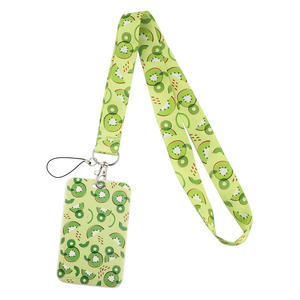 11 Stile Anime Frische Früchte Wassermelone Pfirsich Kirsche Cartoon Polyester Schlüsselband Ausweishalter Handyband Schlüsselanhänger Großhandel - Product Image 3