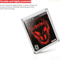 Boîte de protection et de rangement pour cartes de jeu en acrylique, adaptée à Playstation 3, PS3, PS4, PS5, XBOX ONE