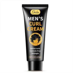 La crème de bouclage pour hommes hydrate augmente la brillance et combat les frisottis avec la crème de bouclage au beurre de karité et à l'huile de jojoba - Product Image 1