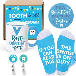 Idée cadeau personnalisée pour assistant dentaire, hygiéniste, dentiste, coffret cadeau pour hommes, cadeaux promotionnels d'entreprise, cadeaux en verre sérigraphié - Product Image 1