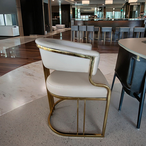 등받이 호텔 및 사무실 인체 공학적 의자 고객 의자가있는 사용자 정의 색상 PU 가죽 게스트 의자 - Product Image 2