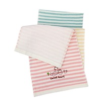Kids Home Textile Used Hand Face Cloth Towels and Embroidery Customized Small Terry Jacquard Towel Set