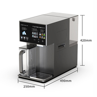 Système de filtration d'eau domestique Wosfer à osmose inverse électrique 100G, purificateur d'eau en plastique de bureau avec fonction de fabrication de glaçons