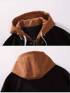 Veste à capuche légère pour homme tendance - Style universitaire athlétique, lettrage audacieux, idéale pour les sorties décontractées - Product Image 4