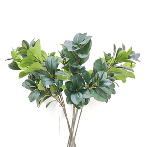 Cành Cây Nhân Tạo Trang Trí Hàng Đầu Cành Cây Cảm Ứng Thật Lá Để Trang Trí Nhà - Product Image 2