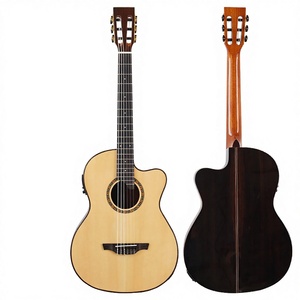 Chitarra Acustica Crossover da 39 Pollici con Impiallacciatura in Abete e Palissandro, Chitarra Universale per Ragazzi e Ragazze - Product Image 1