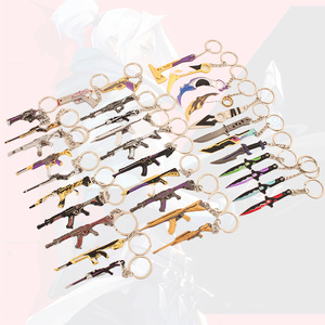 Couteaux Valorant porte-clés accessoires Killjoy Yoru <span class=keywords><strong>Riot</strong></span> Gaming anneau de sauge jett regalos y ensembles de valor rgx couteau valorant - Product Image 1