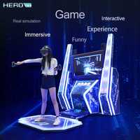 Machine de jeu de réalité virtuelle Happy Sports Arcade de danse de boxe intérieure/extérieure pour enfants Jardins de centres commerciaux publics en métal