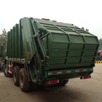 Compacteur arrière de 3 à 5 tonnes, 6x4, boîte de vitesses manuelle diesel, compartiment de 6 m, moteur Euro 2, transport de déchets urbains
