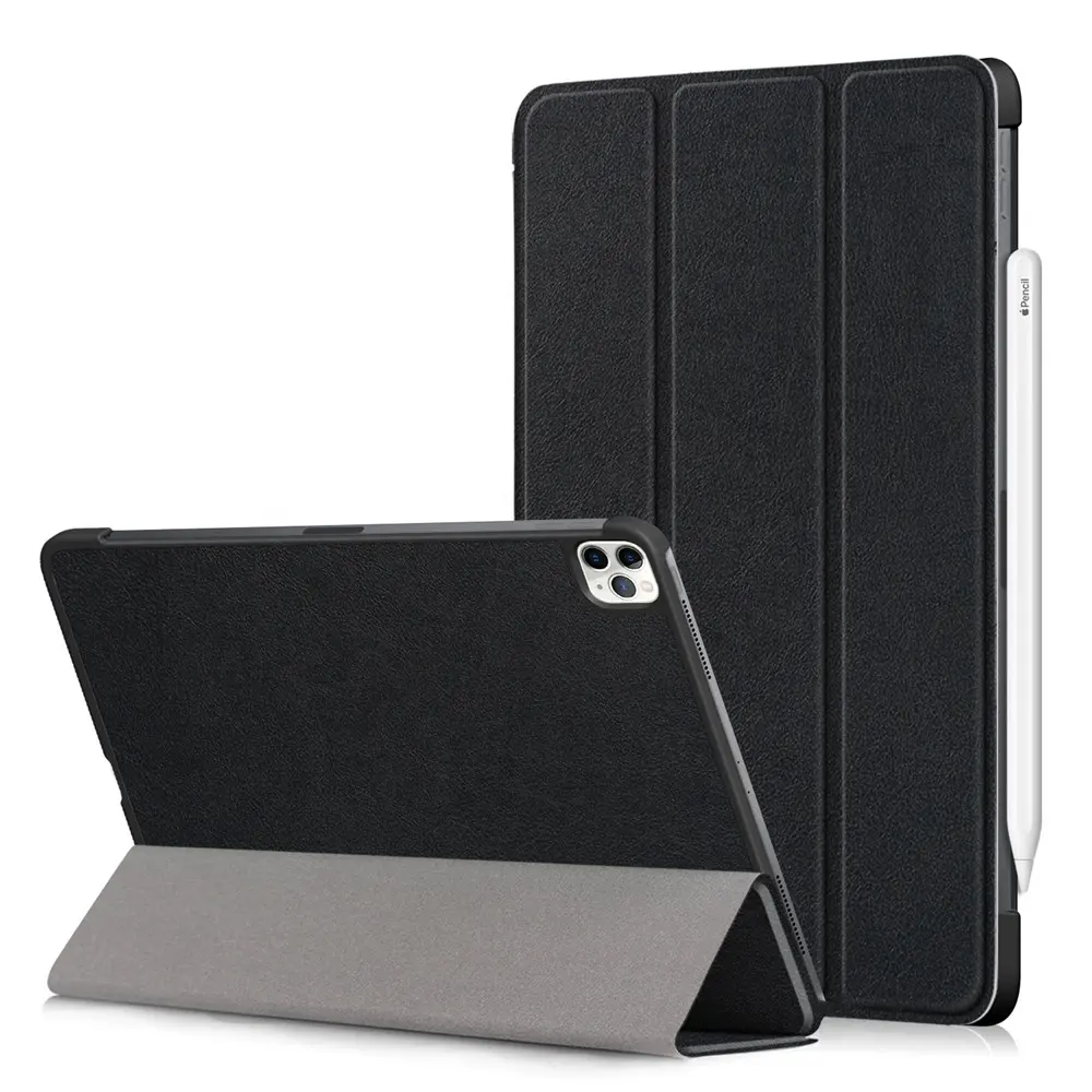 Trifold Stand Folio Book Case PU Leather Tablet Cover For Apple iPad Pro 11 2020 2018 Case