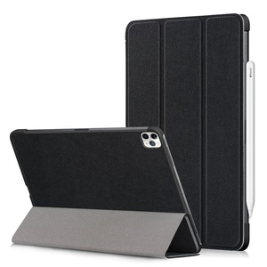 Custodia per Tablet in pelle PU con supporto a tre ante Folio Book <span class=keywords><strong>Cover</strong></span> per <span class=keywords><strong>Apple</strong></span> <span class=keywords><strong>iPad</strong></span> <span class=keywords><strong>Pro</strong></span> <span class=keywords><strong>11</strong></span> 2020 2018 Case