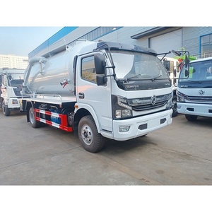 Camión de Succión de Aguas Residuales Diésel Dongfeng 4x2 de 6000L, Venta Directa de Fábrica, Camión Cisterna de Limpieza de Aguas Fecales - Product Image 2