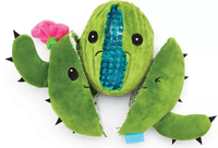 Jouet en peluche cactus réaliste interactif à double couche avec sifflet, 10 cm, pour chiens, design d'usine 2025