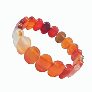 สร้อยข้อมืออาเกตหลากสี สร้อยข้อมือลูกปัดอาเกตขายดีประดับหยก - Product Image 5