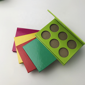 Custom 6 Pan <strong>Magnetic</strong> <strong>Eyeshadow</strong> <strong>Palette</strong> Luminous and Metallic Finish Empty for Your Own Design - Product Image 2