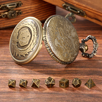 Jeu de dés RPG en métal D et Dragon Mini pour jeu de société Party Favors-Jeu de dés polyédriques pour table TTRPG Cadeaux de jeu de rôle