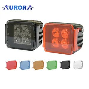 AURORA Car Accessories 4x4 Offroad Double Row Led Light Bar Protect Cover Amber Led Light Covers for Car