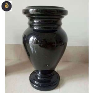 Vases à fleurs de <span class=keywords><strong>cimetière</strong></span> en granit noir absolu pour <span class=keywords><strong>pierre</strong></span> <span class=keywords><strong>tombale</strong></span> - Product Image 2
