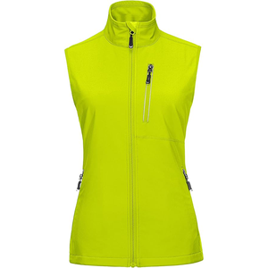 <span class=keywords><strong>Gilet</strong></span> de golf vintage pour <span class=keywords><strong>femme</strong></span> avec logo personnalisé bleu marine 1/4 fermeture éclair coupe-vent et refroidissement synthétique chauffant pour temps froid - Product Image 3