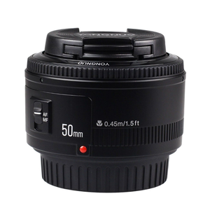 Objectif d'appareil photo Yongnuo YN50mm F1.8 pour <span class=keywords><strong>Canon</strong></span> EOS, objectif à grande ouverture à mise au point automatique pour appareil photo reflex numérique D800 D300 <span class=keywords><strong>D700</strong></span> - Product Image 4