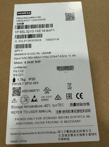 6SL3210 1KE18 8AP1 ไดรฟ์ปรับความถี่ขนาดกะทัดรัด 4.0 กิโลวัตต์ ตัวควบคุมความเร็วมอเตอร์สำหรับพัดลมอุตสาหกรรม ปั๊ม และสายพานลำเลียง - Product Image 2