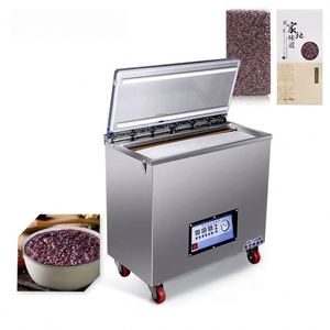 เครื่องบรรจุภัณฑ์สูญญากาศแบบกึ่งอัตโนมัติขนาดเล็กสำหรับอุตสาหกรรมคุณภาพสูงแบบสองห้องแนวตั้งที่ดีที่สุดสำหรับอาหารทะเลและผัก - Product Image 2