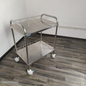 Chariot à instruments en acier inoxydable ADZIA <span class=keywords><strong>Clinic</strong></span> & Hospital, garantie 3 ans Classe I, mobilier hospitalier métallique durable - Product Image 2