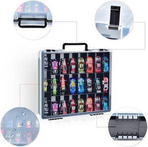 Vitrina Portátil de Acrílico de Alta Transparencia con Puerta, Color Personalizado, Diseño Moderno, Perfecta para Exhibir Autos de Juguete a Escala - Product Image 3