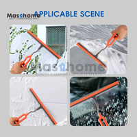 Nettoyeur de vitres Masthome, prix d'usine, série Bent Look, acier inoxydable, manche en plastique, raclette pour vitres de douche