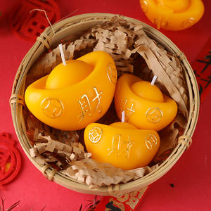 Regalo de Año Nuevo, Regalo Hecho a Mano, Decoración para el Hogar, Regalo con Fragancia Festiva, Barra de Aromaterapia Personalizada con Forma de Lingote de la Fortuna - Product Image 4