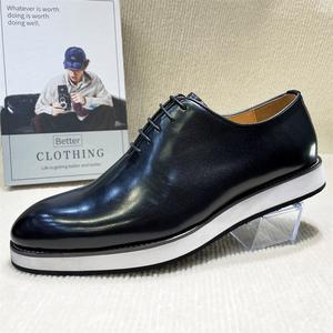 Zapatos Oxford de Lujo para Hombre Éxito de Ventas 2025 Hechos a Mano en Cuero Genuino Zapatos de Vestir para Bodas Negocios y <span class=keywords><strong>Banquetes</strong></span> - Product Image 6