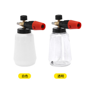 Foam Pot 1000Ml High Pressure Spray Nozzle Car <b>Washer</b> Manual Plastic Red Black With <b>Copper</b> Plated Aluminum Parts - Product Image 5