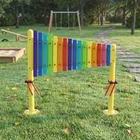 Non Motorized Made Kindergarten Community Garden Outdoor Rhythm Instructor Music Piano Percussion Instrument Equipment