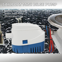 Pompe de cale électrique marine mini à basse pression, excellent rapport qualité-prix, OEM du fabricant
