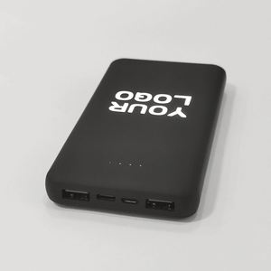 Banco de Energía Creativo con Retroiluminación LED de 10000 MA, Dispositivo de Carga Móvil Luminoso con Impresión de Logotipo Personalizado para Publicidad - Product Image 3