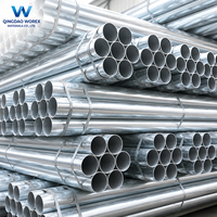 Tubo de Acero Galvanizado de Gran Diámetro, Redondo, de 90 mm a 200 mm, Tubo GI para Construcción y Estructuras