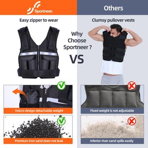 Chaleco de Peso Ajustable para Ejercicios Aeróbicos y Entrenamiento de Fuerza para Hombres y Mujeres, Equipo de Fitness para Entrenamiento al Aire Libre - Product Image 4