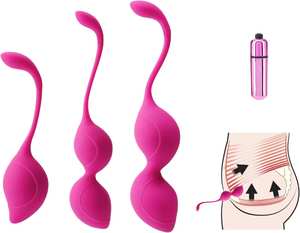 Женские секс-игрушки для пары, фаллоимитаторы для лесбиянок, подтягивающие шарики: вагинальные, для укрепления мышц тазового дна, вес Бен Ва Кегель бал - Product Image 1