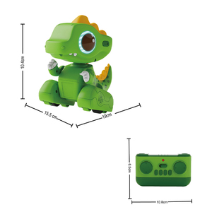 New 2.4 Gam điều khiển vô tuyến giáo dục nhựa điện tử khủng long Robot trẻ em Nhảy Múa đồ chơi thiết lập với chức năng kỷ lục - Product Image 4