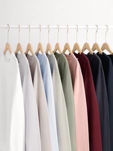 Camiseta Informal de Manga Larga para Hombre, Estilo Americano, Color Sólido, Impresión Digital, Anti-Pilling, 100% Algodón, Holgada, para Otoño - Product Image 6